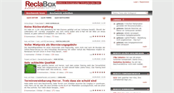 Desktop Screenshot of ch.reclabox.com